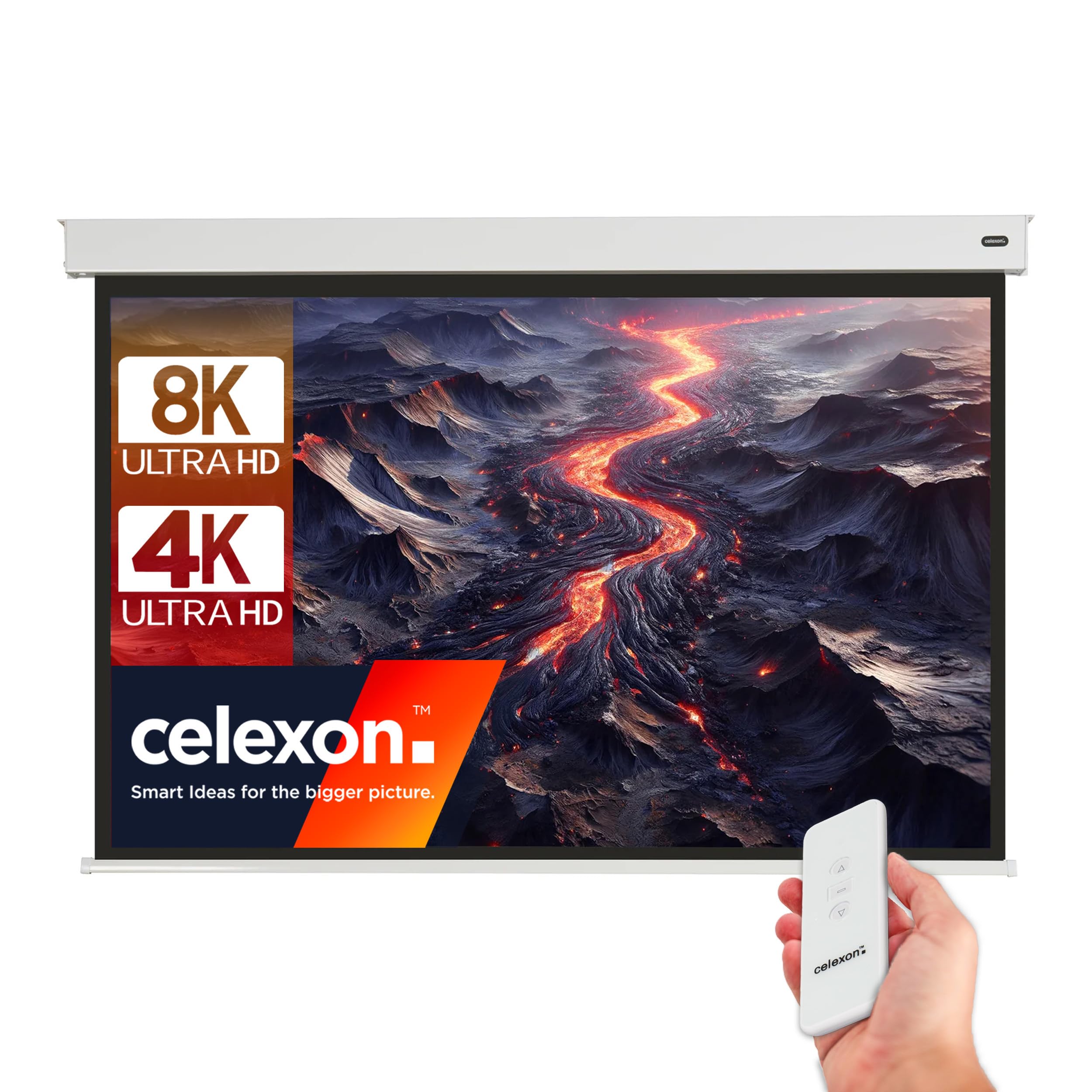 celexon Professional Plus V2 écran motorisé Batterie 120" | 240x180cm 4:3