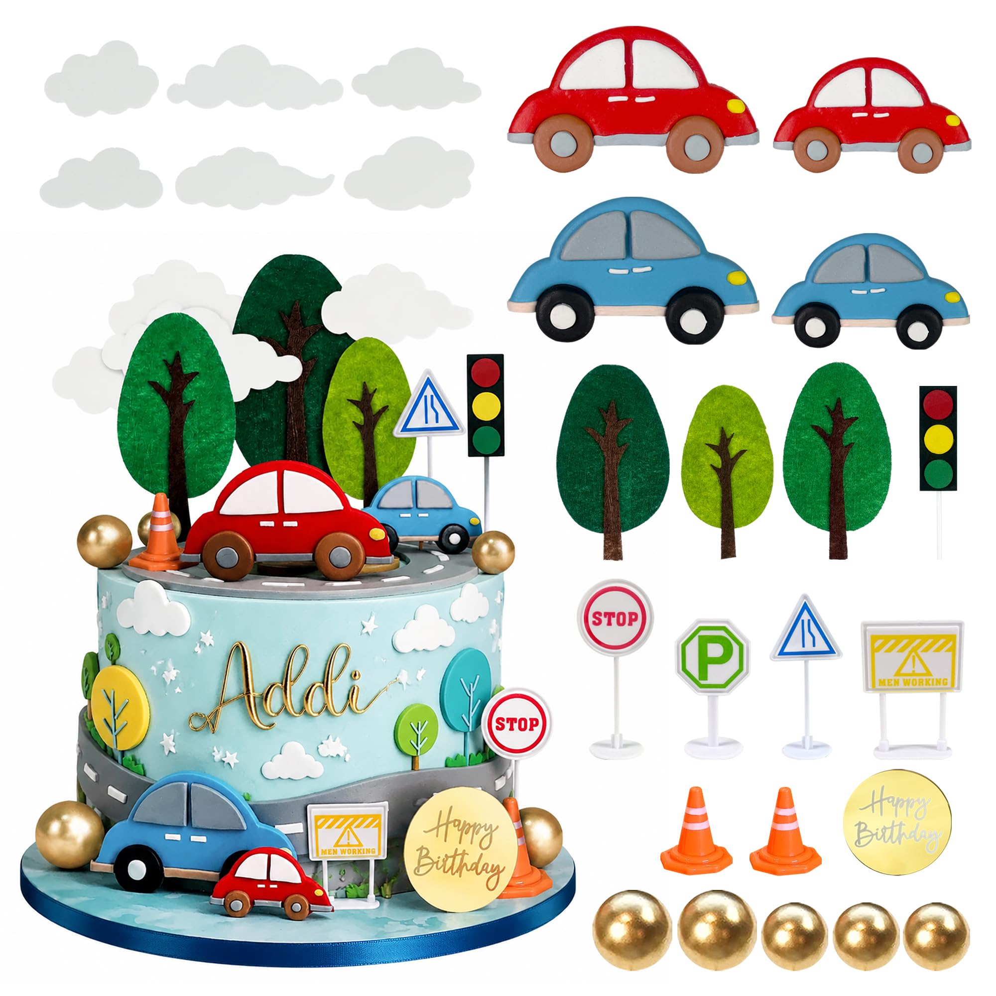 Photo 1 of ZXSWEET Racing Cake Decorations