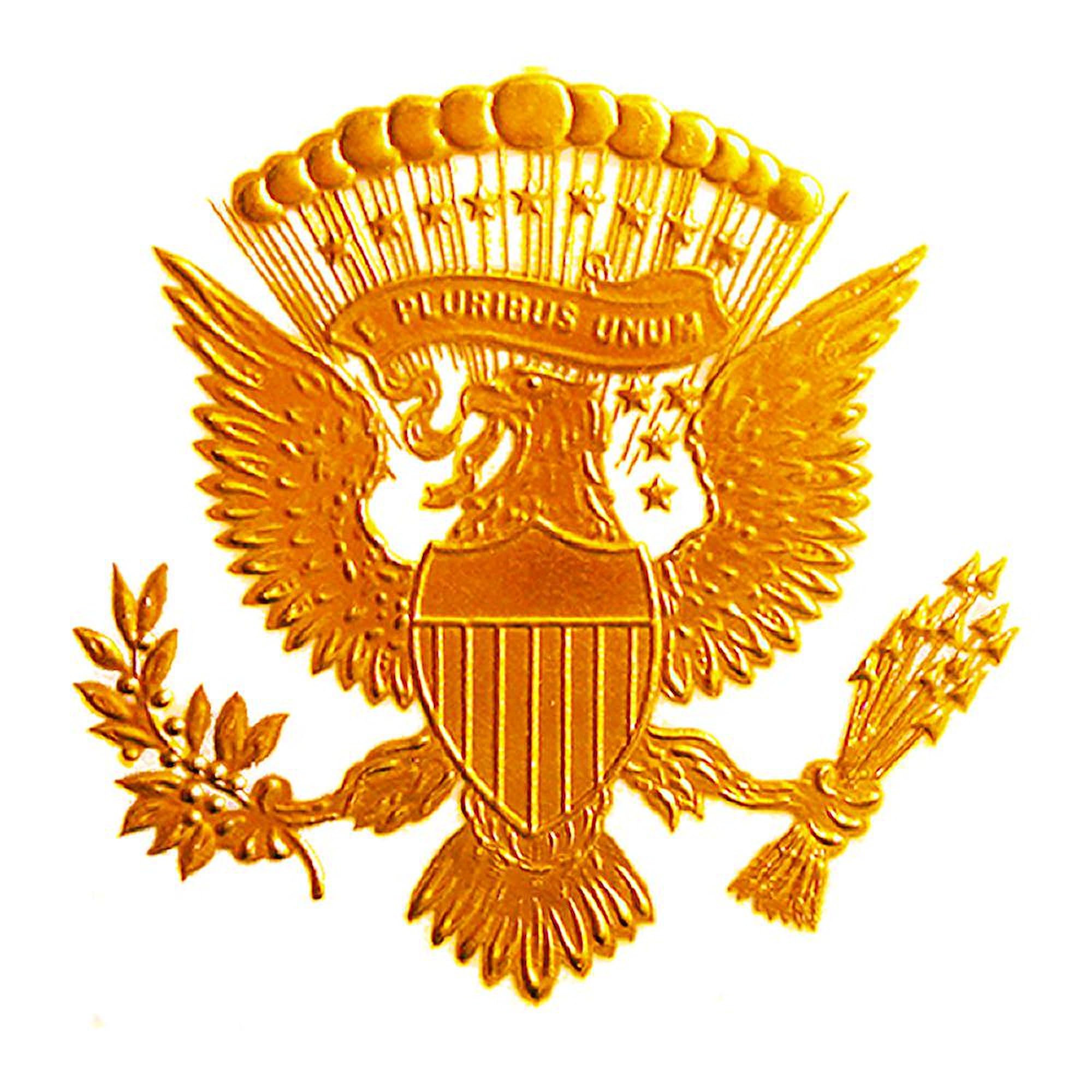 CafePress Vintage Gold Presidential Seal Mug 11 oz (325 ml) Ceramic Coffee Mug