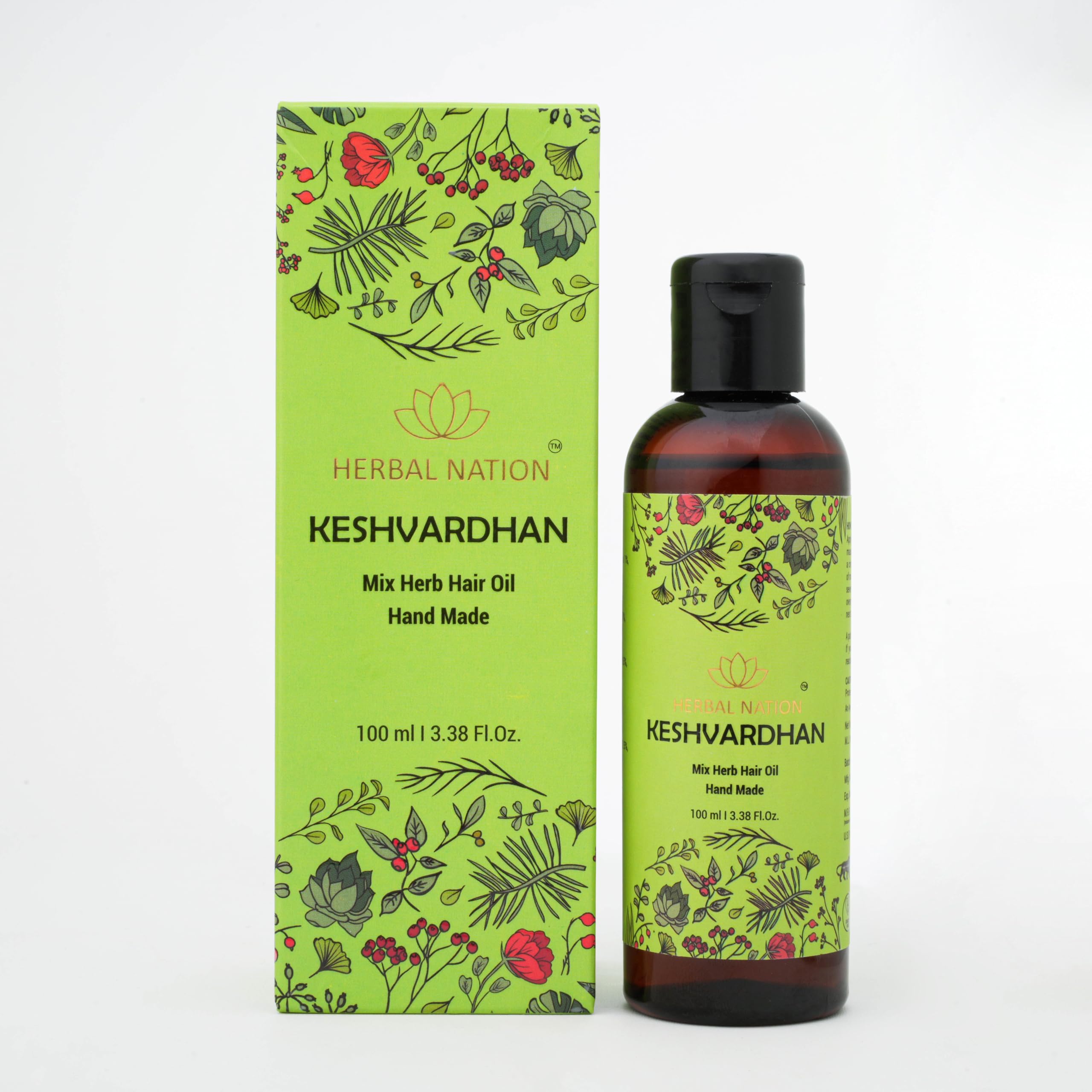 Herbal Nation Keshvardhan Mixed Herb Hair Oil, Natural DHT Blocker, Ayurvedic Hair Growth Oil, 100ml-image-15