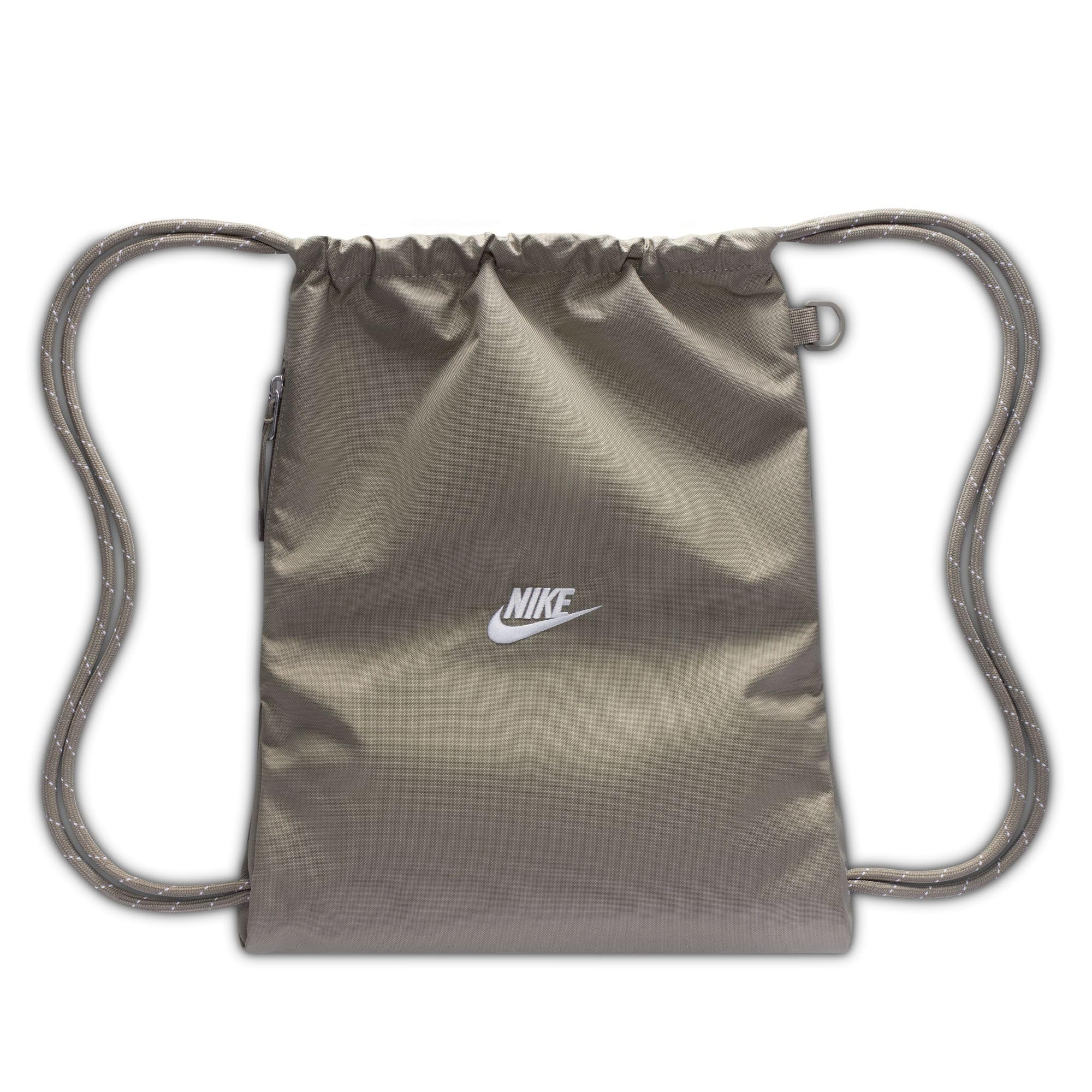 Nike Unisex Heritage Drawstring 2.0 Bag, Light Army/Light Army/White, One Size