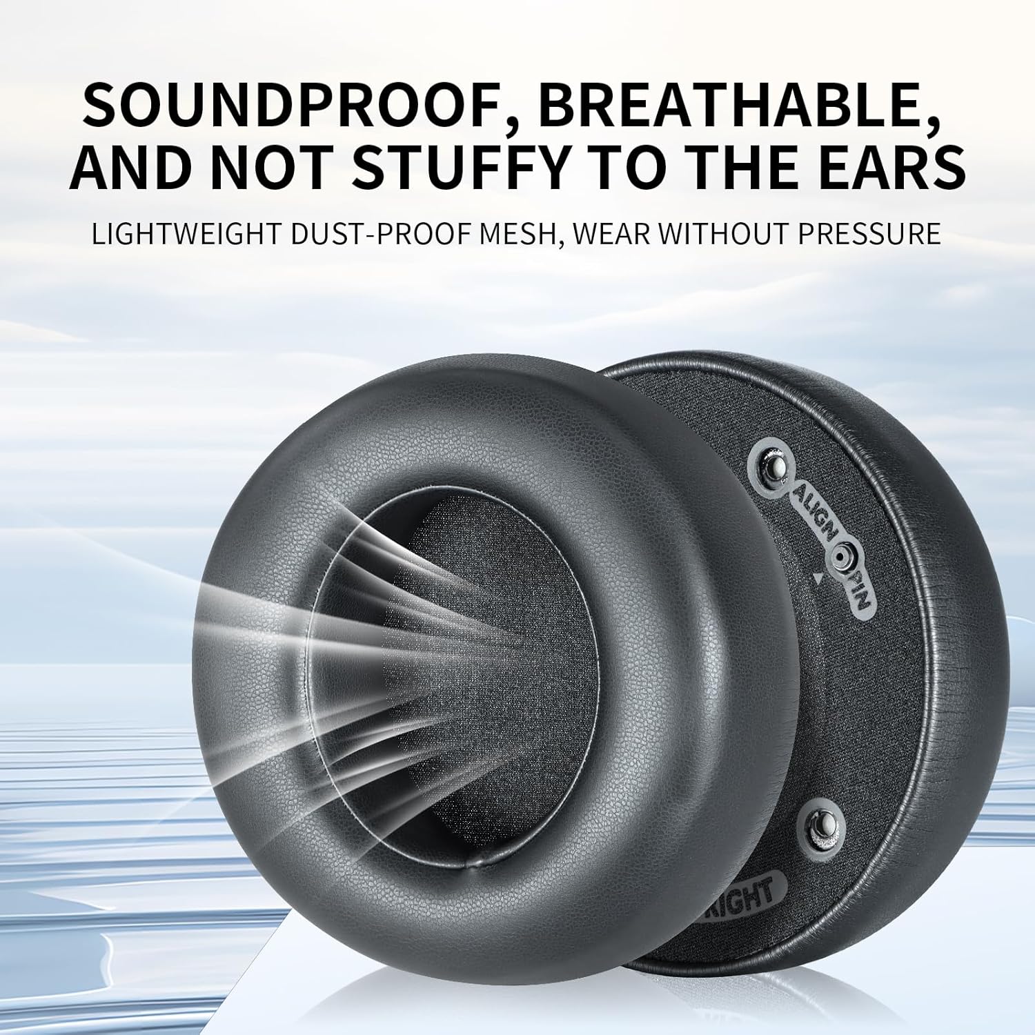 Replacement Earpads Compatible with Philips Audio Fidelio X2 HR X1 Wired Headphones,Ear Pads Cushions with Noise Isolation Foam (Protein Leather)
