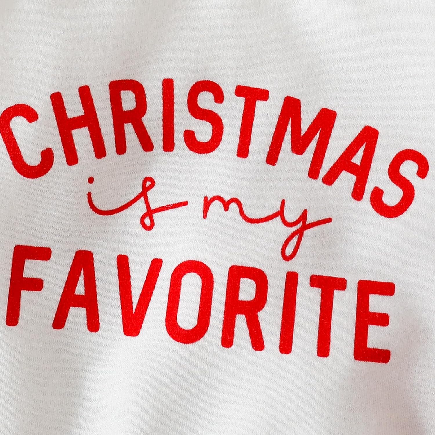 Kislio Toddler Baby Girl Christmas Outfit Long Sleeve Sweatshirt Top Bell Bottoms Pants Infant Girls Christmas Clothes Set - Image 6