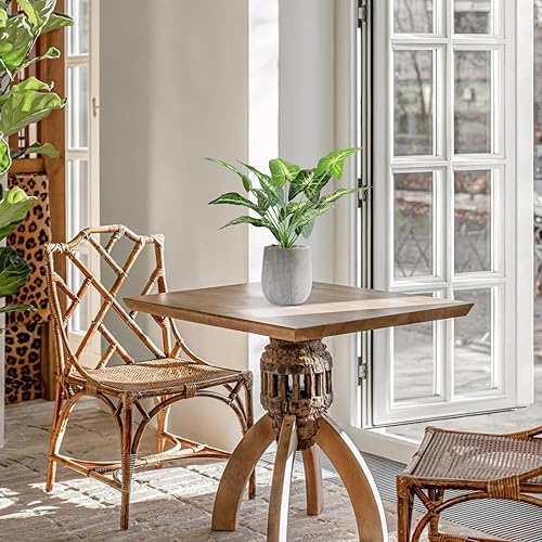 Miniatura 2 de Der Rose Plantas falsas de 16 pulgadas, plantas artificiales en maceta para oficina, escritorio, hogar, baño, decoración