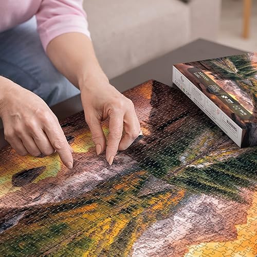 Miniatura 5 de Nature Puzzle for Adult 1000 Piece Mountain Landscape Puzzle Scenery Maroon Lake Jigsaw Puzzles Scenic