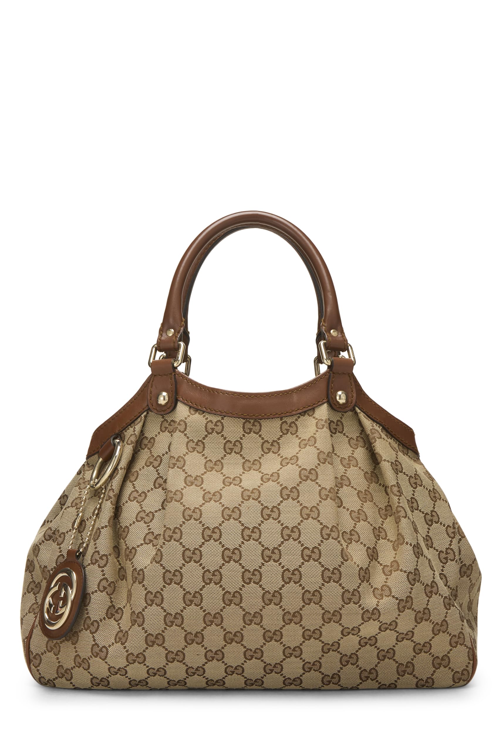 Pre-loved Original GG Canvas Sukey Tote, Brown
