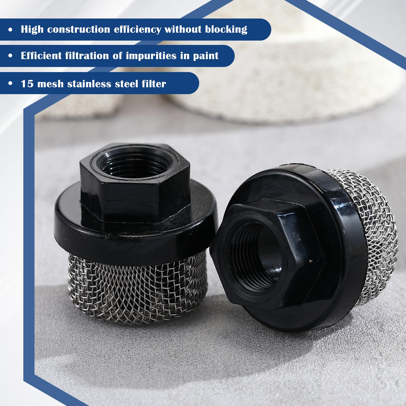 Garden Hose Strainer - Stainless Steel Inline Filter -5 Garden Hose Strainer - Stainless Steel Inline Filter -5