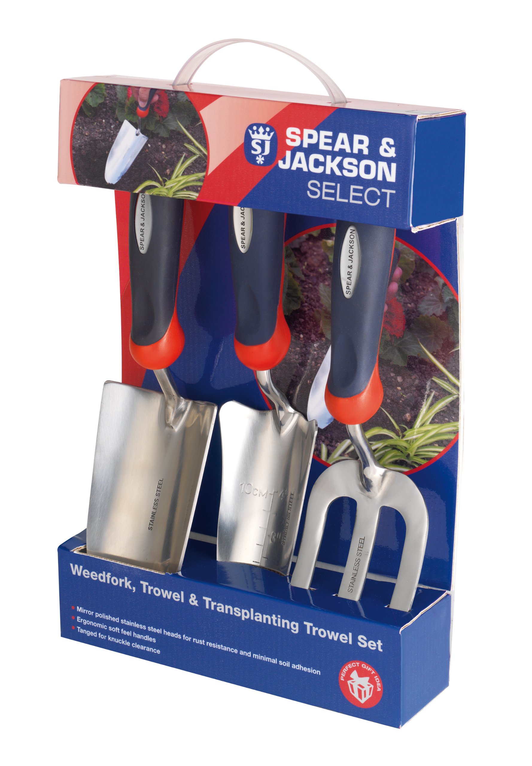 Spear & Jackson Select3Ps Select Stainless Steel Set (3 Pieces), Multicoloured, 23.0 cm*34.0 cm*6.0 cm