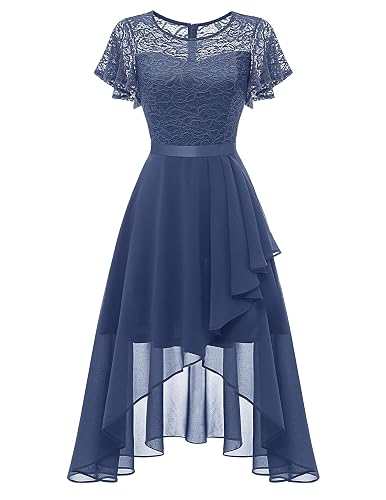 Wedtrend Women's Formal Wedding Guest Dress Ruffle Bridesmaid Dress Flutter