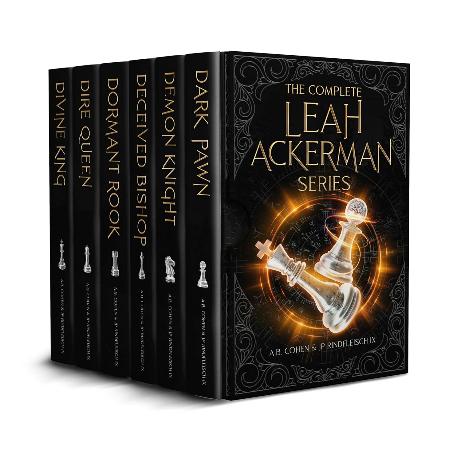 Leah Ackerman Complete Series Box Set by JP Rindfleisch IX — all six books, paranormal academy urban fantasy