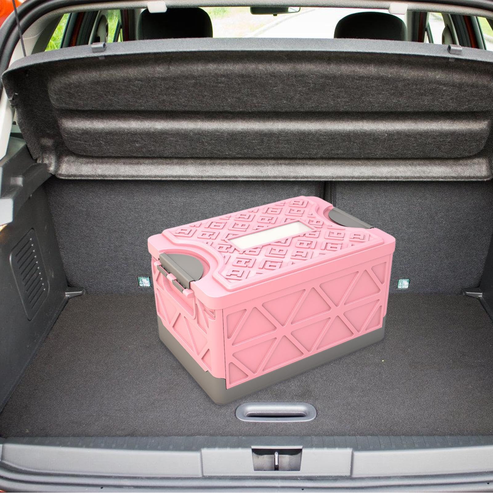ZORQ Organisateurs de Coffre de Voiture,Coffre de Voiture Pliable et étanche de 30 L - Organisateur de fret de Grande capacité pour Le Stockage d'épicerie de Pique-Nique de Camping