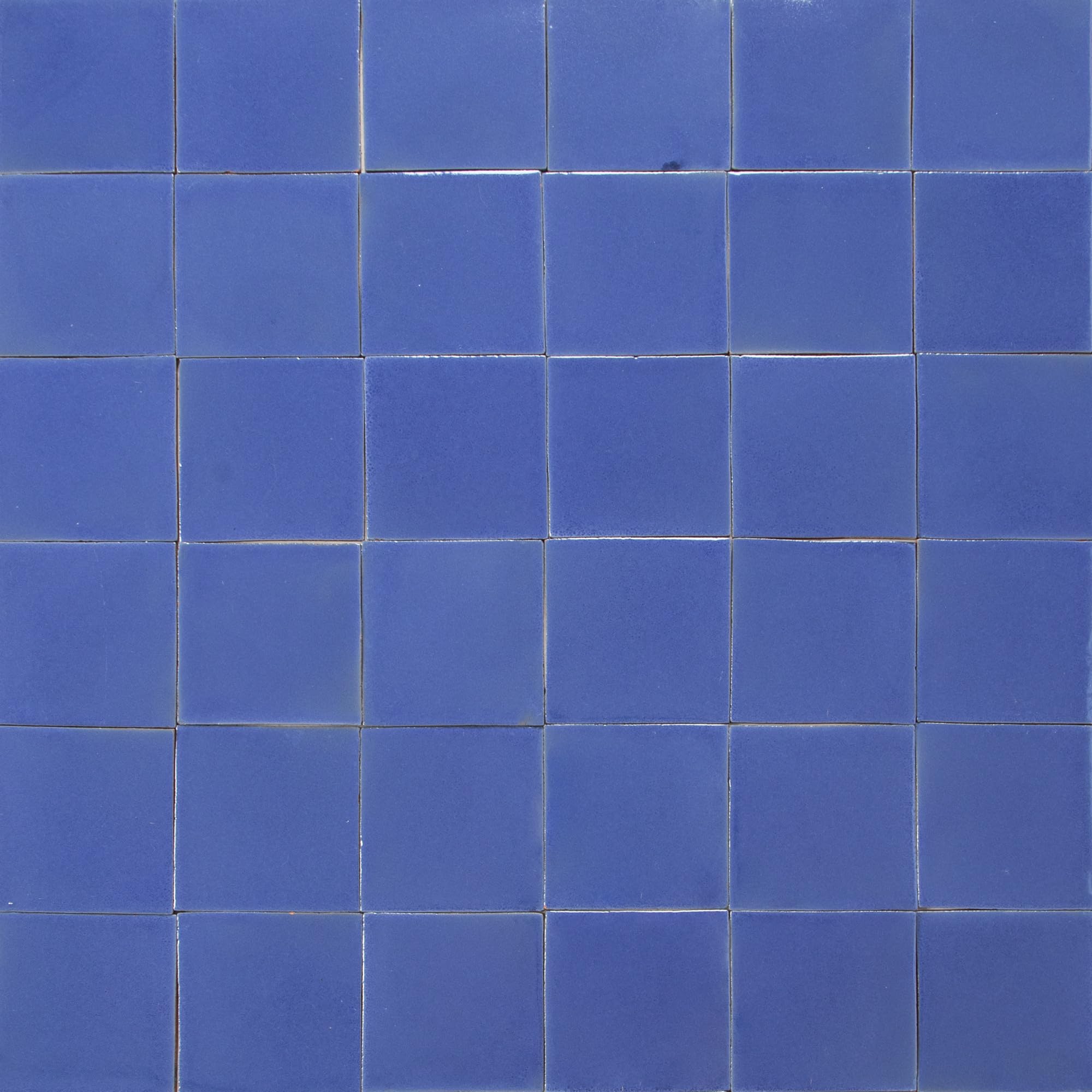 Cerames Azulejos azules mexicanos monocolor Hernández - azulejos de mosaico, azulejos ceramica monocromáticos para cocina, baño, ducha | Un paquete de 90 baldosas azules ceramica 10,5x10,5 cm