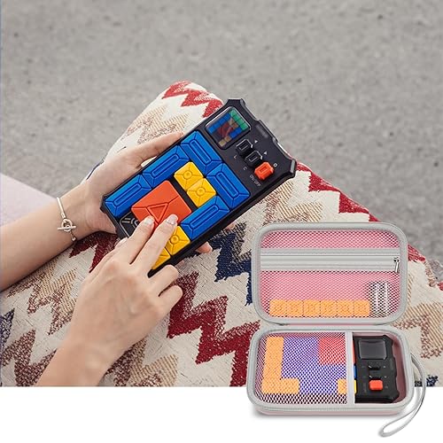 Miniatura 7 de casmilee Funda compatible con Giiker Super Slide Brain Games, bolsa organizadora de rompecabezas Brain Teaser, bolsa de almacenamiento, soporte de