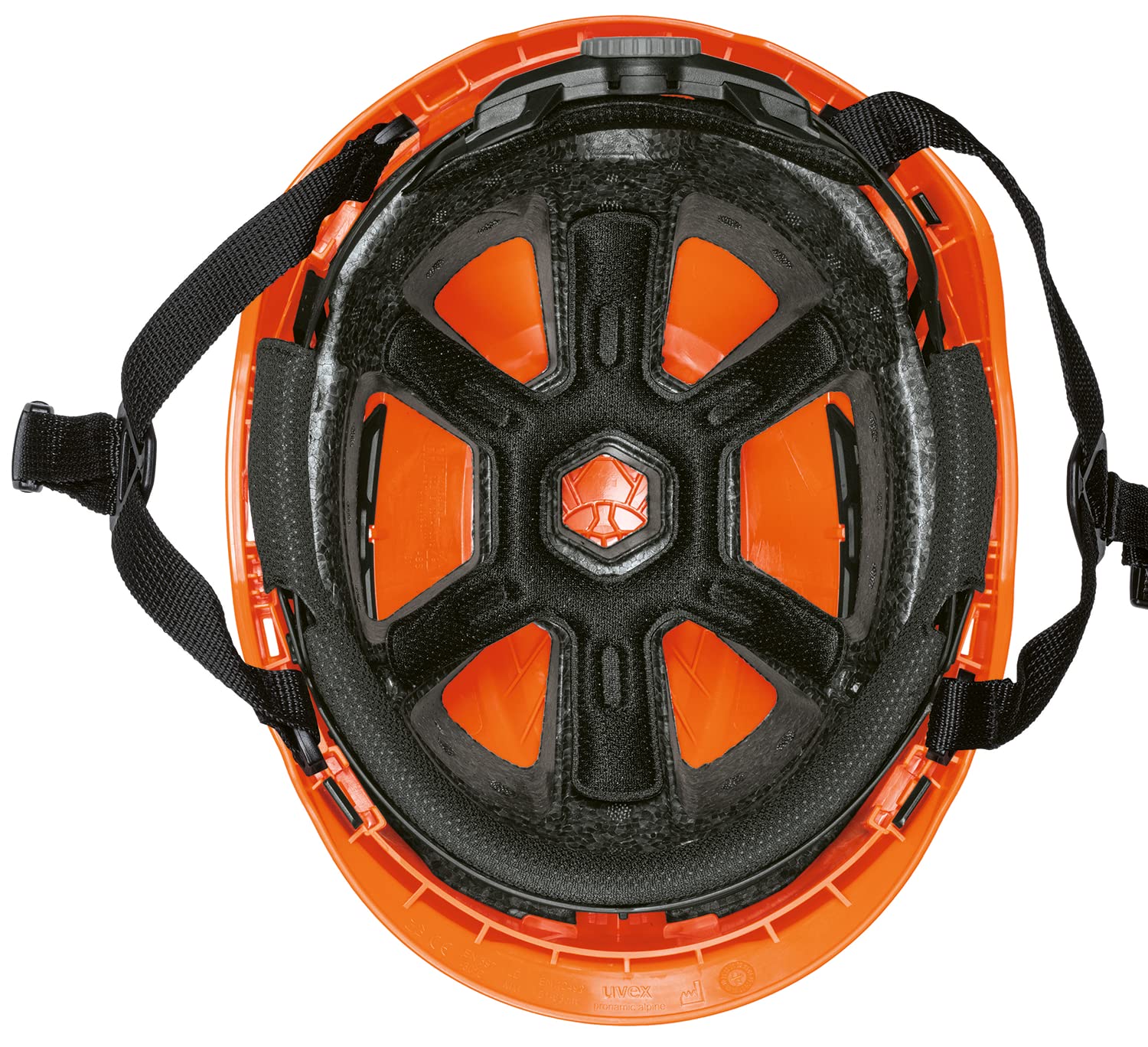 Schutzhelm pronamic Alpine 9735230 Orange mit Lüft ungen