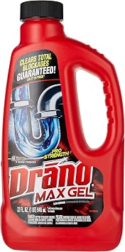 Drano Max Gel Clog Remover 32 oz Pack of 2