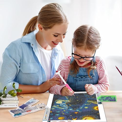 Miniatura 4 de SENQAO Arte de diamantes de gato 5D para adultos, kits de arte de diamantes de animales, arte de diamantes de imitación, arte de diamantes de