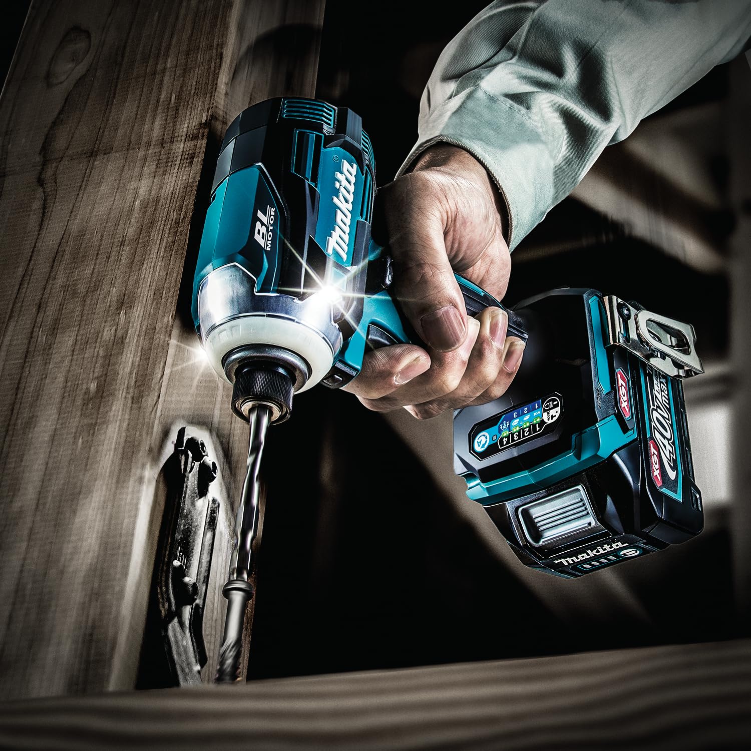 MAKITA TD001GZ 40V Max Li-ion XGT Brushless Impact Driver – Batterie e caricabatterie non inclusi