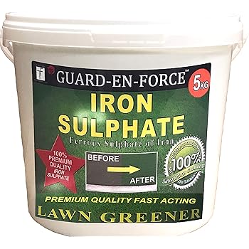 Tradefarmni Iron Sulphate Premium Soluble Fertiliser Moss Killer and