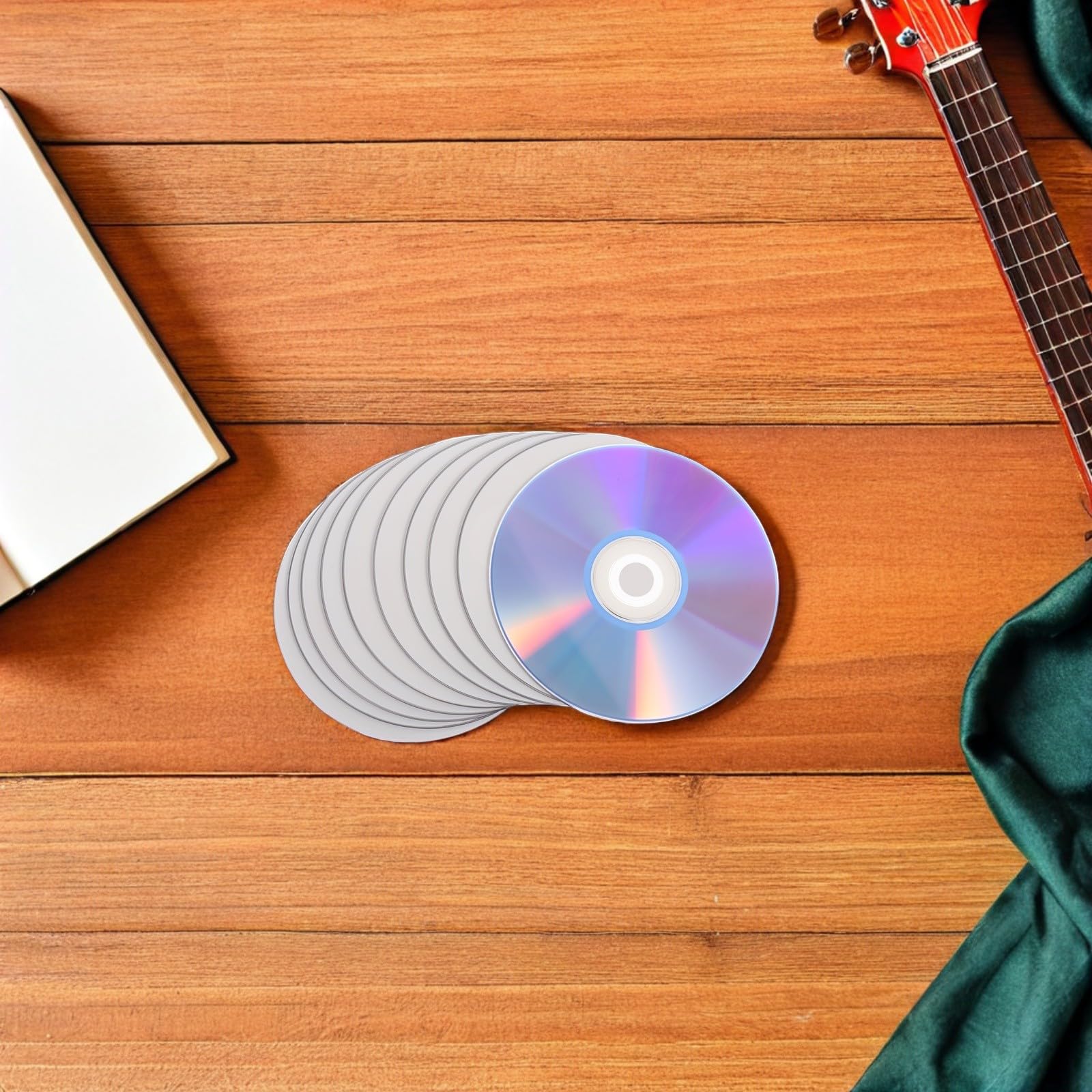 DVD-RW 10 Pièces Réinscriptibles pour Enregistrement Musical et Stockage de Données, Disques Résistants Compatibles Pc, Adaptés la Duplication Rapide et Archivage Téléphonique