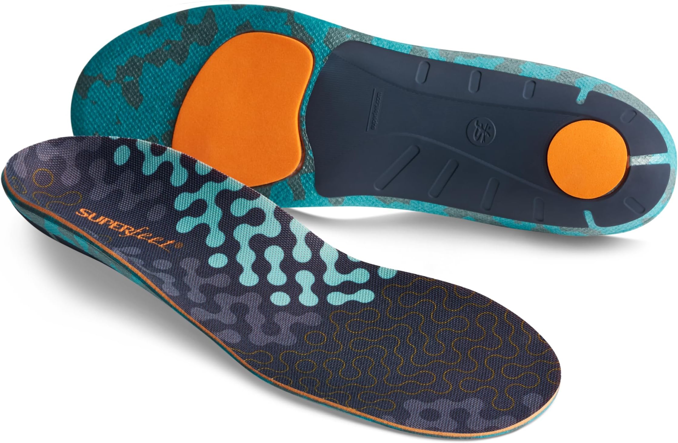 – Run Cushion High Arch Insoles - High Arch Support - Trim-to-Fit Inserts for Running Shoes - Professional Grade - 7.5-9 Men / 8.5-10 Women