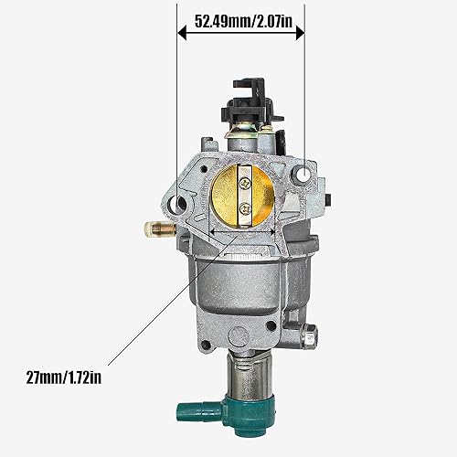 Miniatura 2 de HUAYI P27-2 Carburador para Honda EM5000SX EB5000 EM6500SX EB6500 EW171 EB3500 EB3800X EM3500X EM3500SX EM3800SX EW140 y GX340 GX390 Gengrator