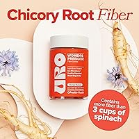 Vista 5 de O Positiv URO - Gomitas de Fibra para Adultos, 60 Unidades (Paquete de 1) – Suplemento de Fibra de Inulina de Raíz de Achicoria Prebiótica – Gomitas