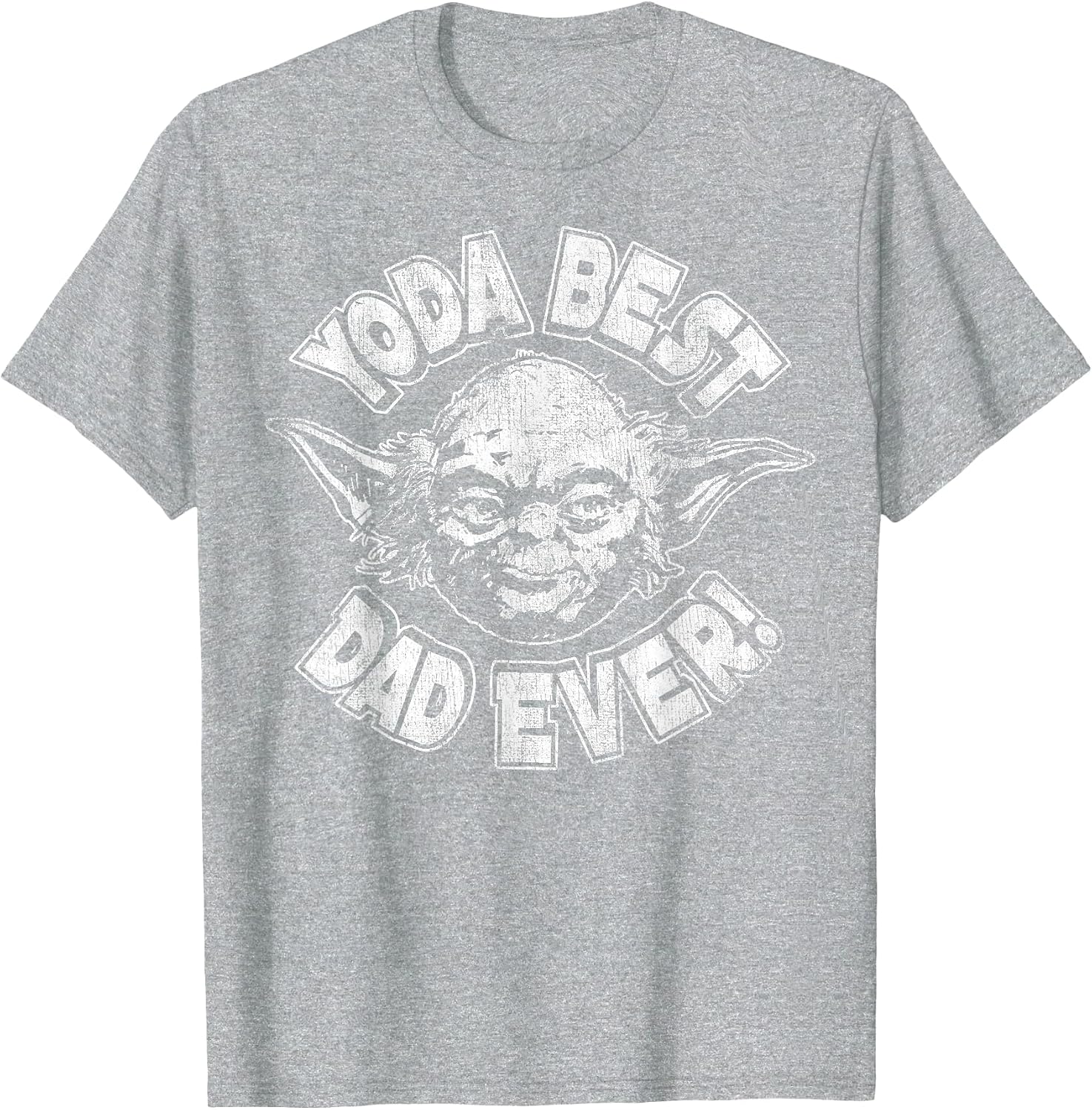 Star Wars Father's Day Yoda Best Dad Ever Head Shot Stamp T-Shirt
