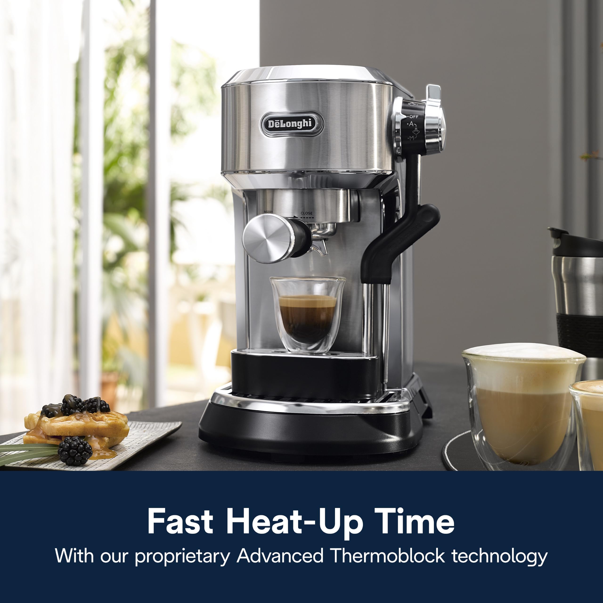 DeLonghi エスプレッソマシン スチーム機能付き Amazon | De'Longhi EC950M Dedica Maestro Plus Espresso Machine