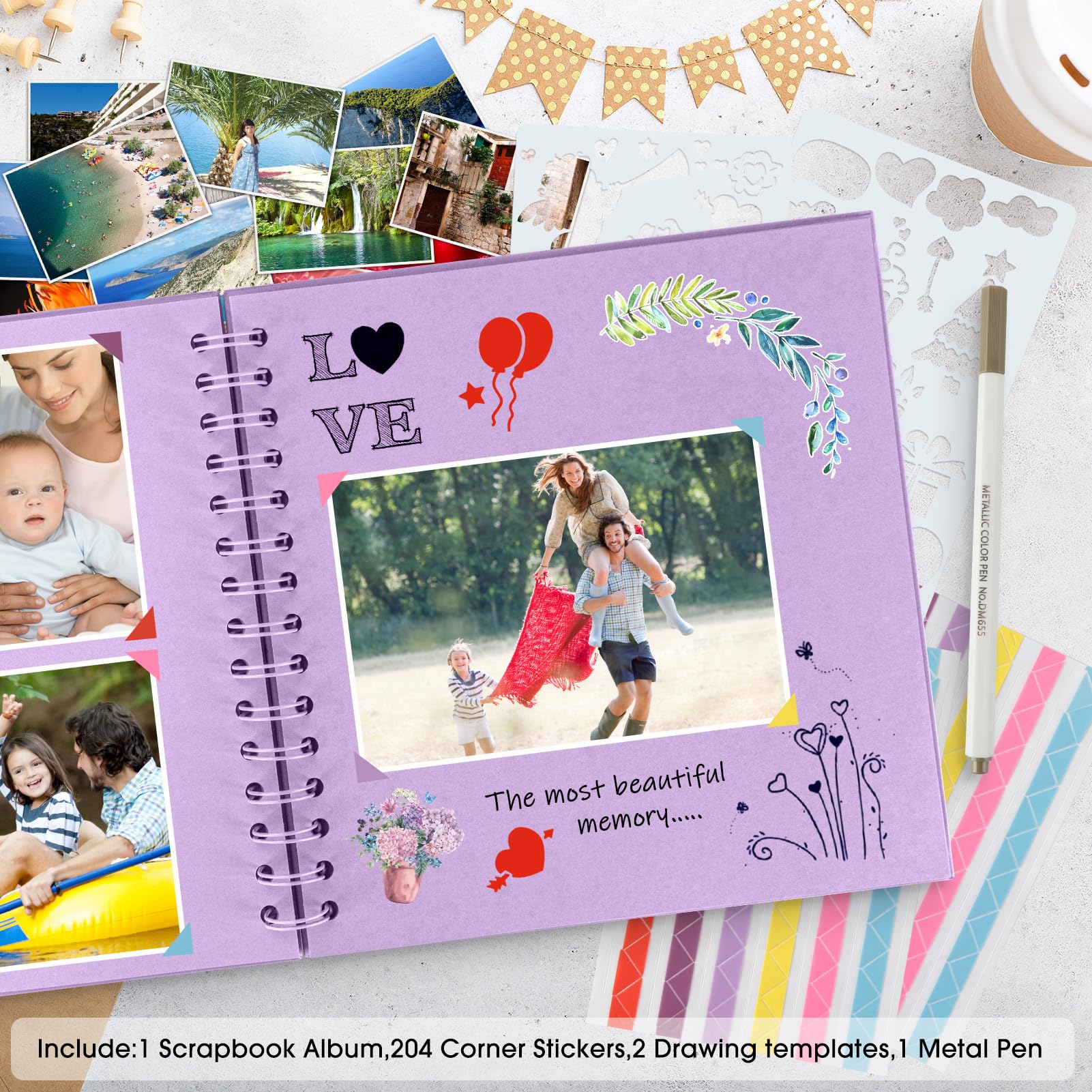 AIOR Scrapbook Album 80 Pages - Image 4