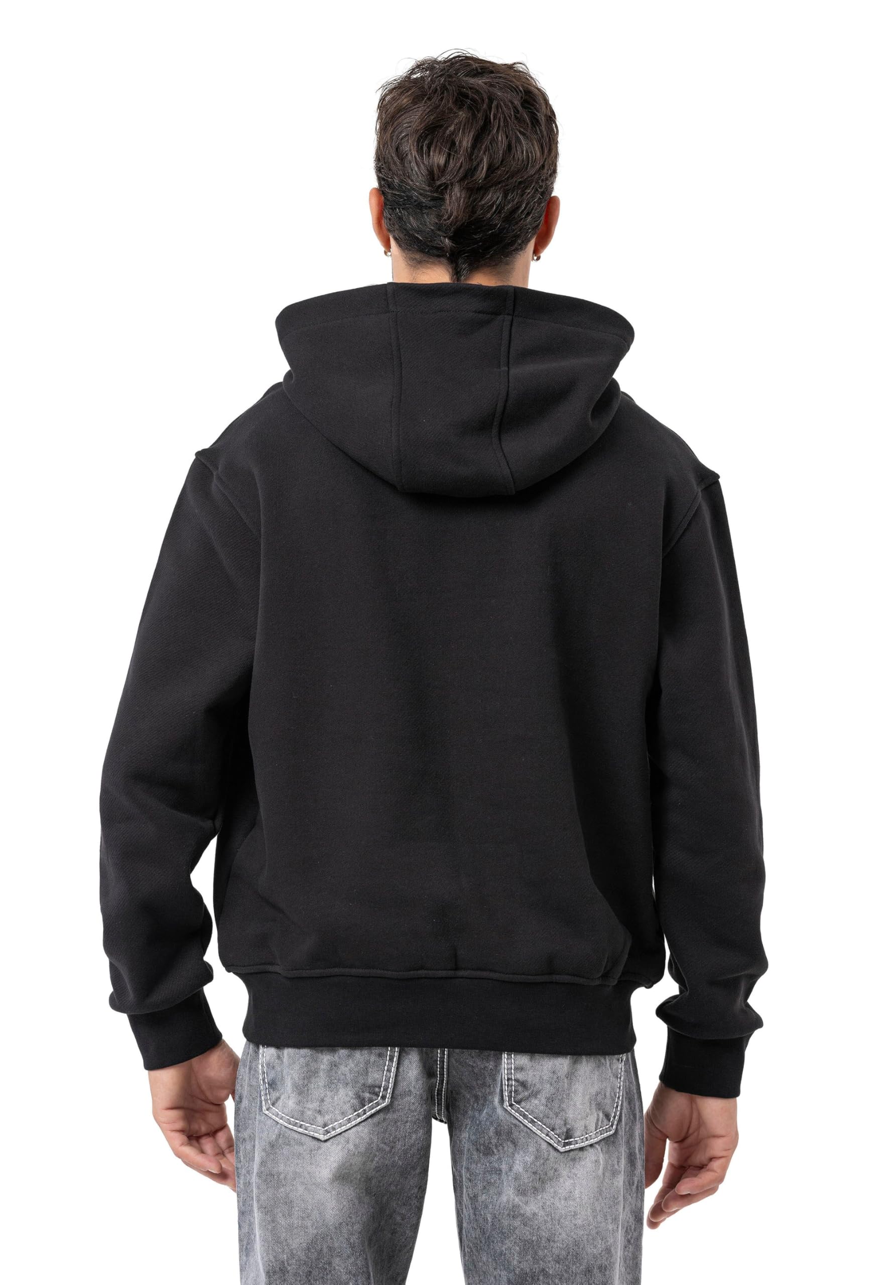 Cipo & Baxx Sudadera con capucha para hombre Series – Elegante jersey de estilo casual con capucha y bolsillo canguro – Parte superior cómoda para el día a día y el tiempo libre