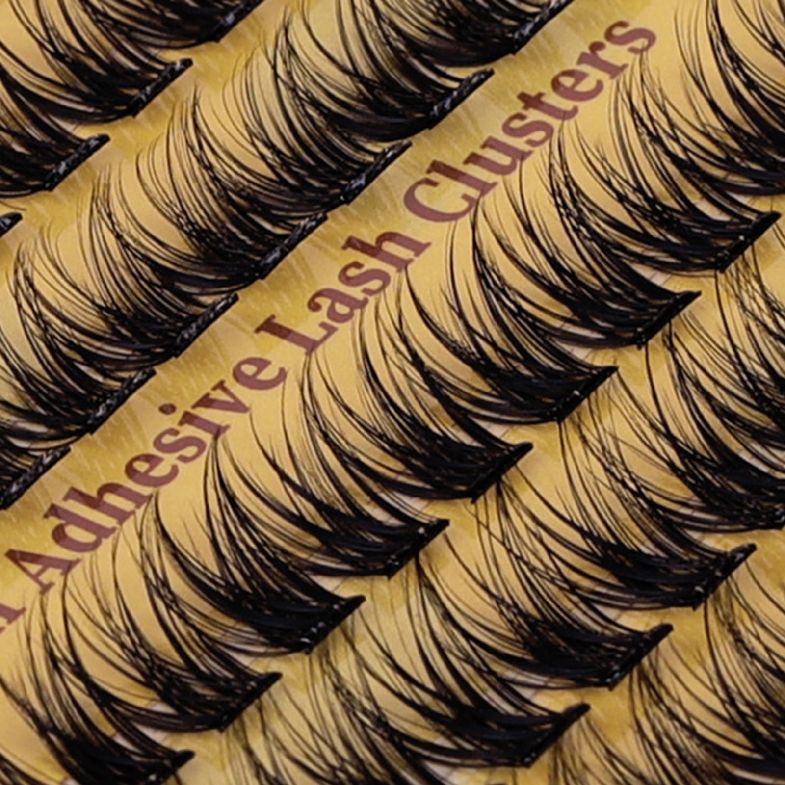 Samoprzylepne Sztuczne Rzęsy, Zestaw Pojedynczych Kępek Rzęs o Długości 10mm 12mm 14mm 16mm do Przedłużania Rzęs (MJ10-05)