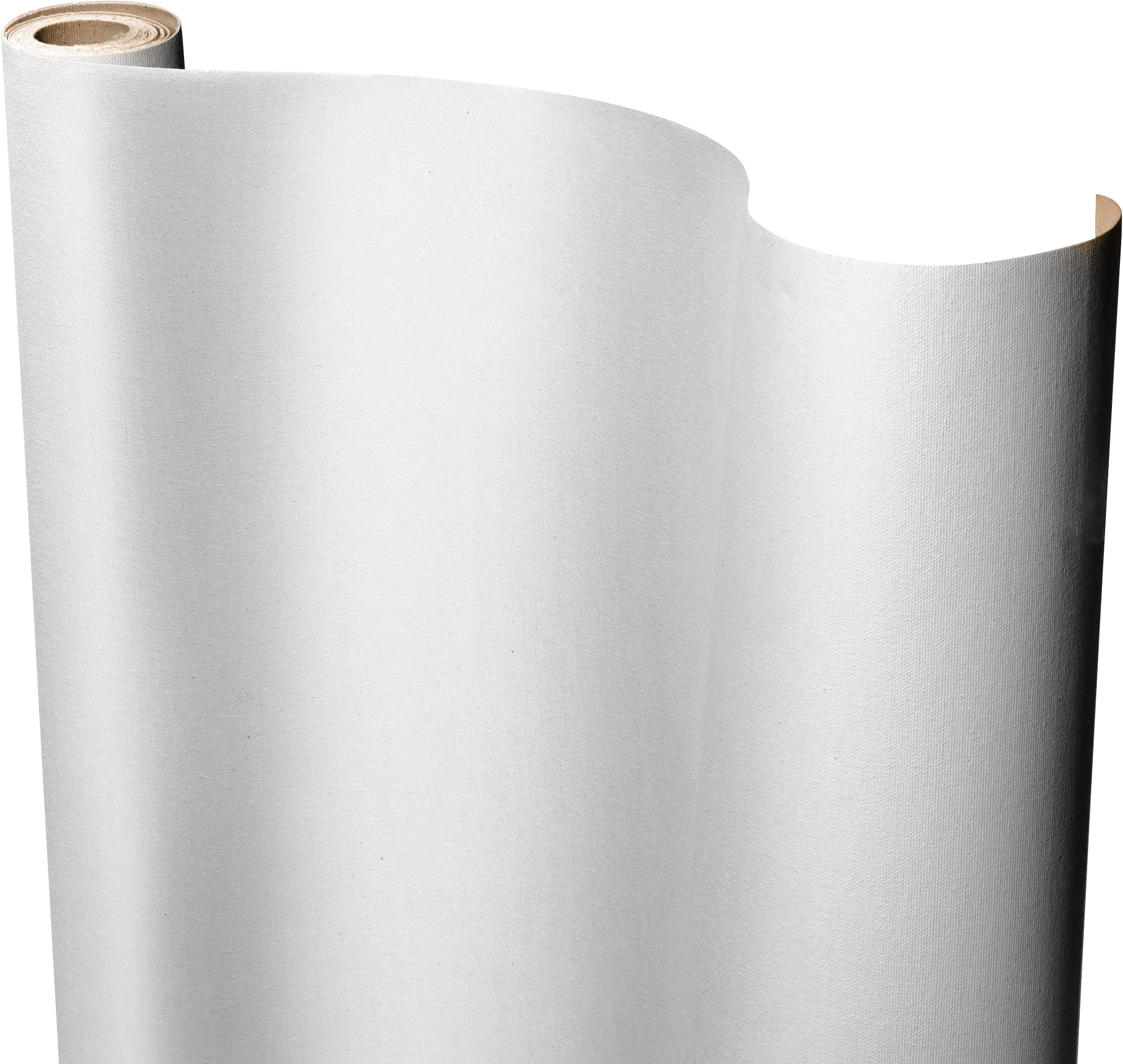Double Primed Cotton Canvas 60" Wide Roll Choose Your Size! (5ft x 60")