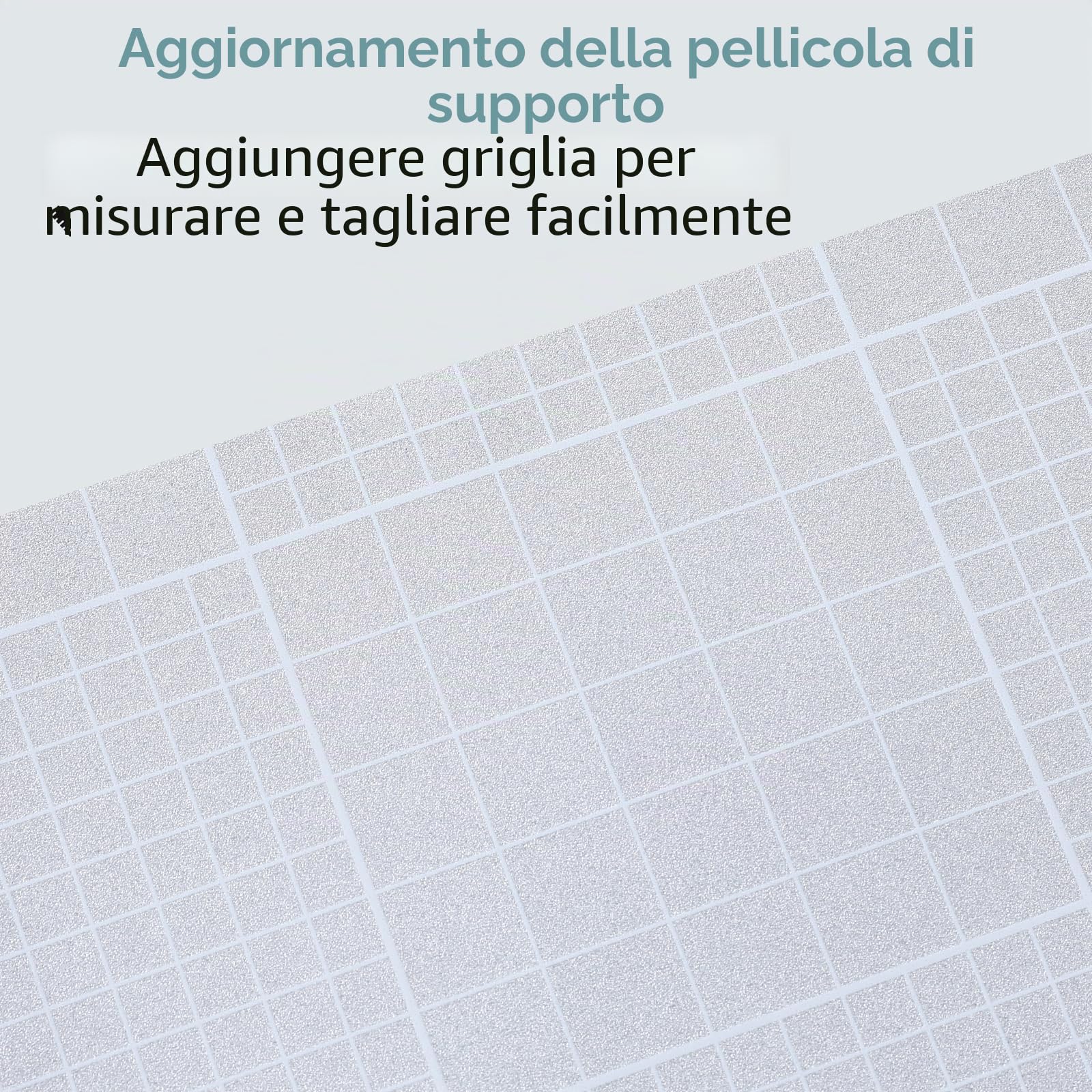 DOWELL Pellicola autoadesiva per finestre, opaca, 90 x 400 cm | Pellicola protettiva opaca per esterni e interni, adesiva, statica, per porte in vetro smerigliato