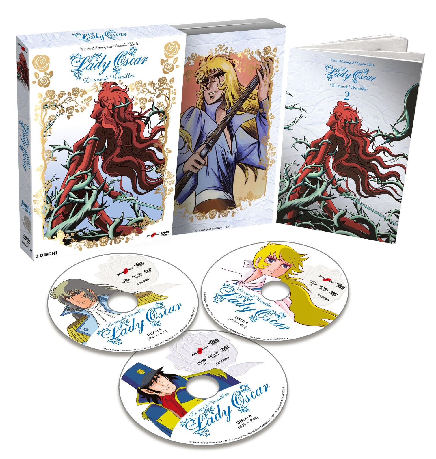 LADY OSCAR - Parte 1 + 2 (2 Box - 6 Dvd) Ed. Italiana | 2 Box, 6 DVD, Edizione Italiana