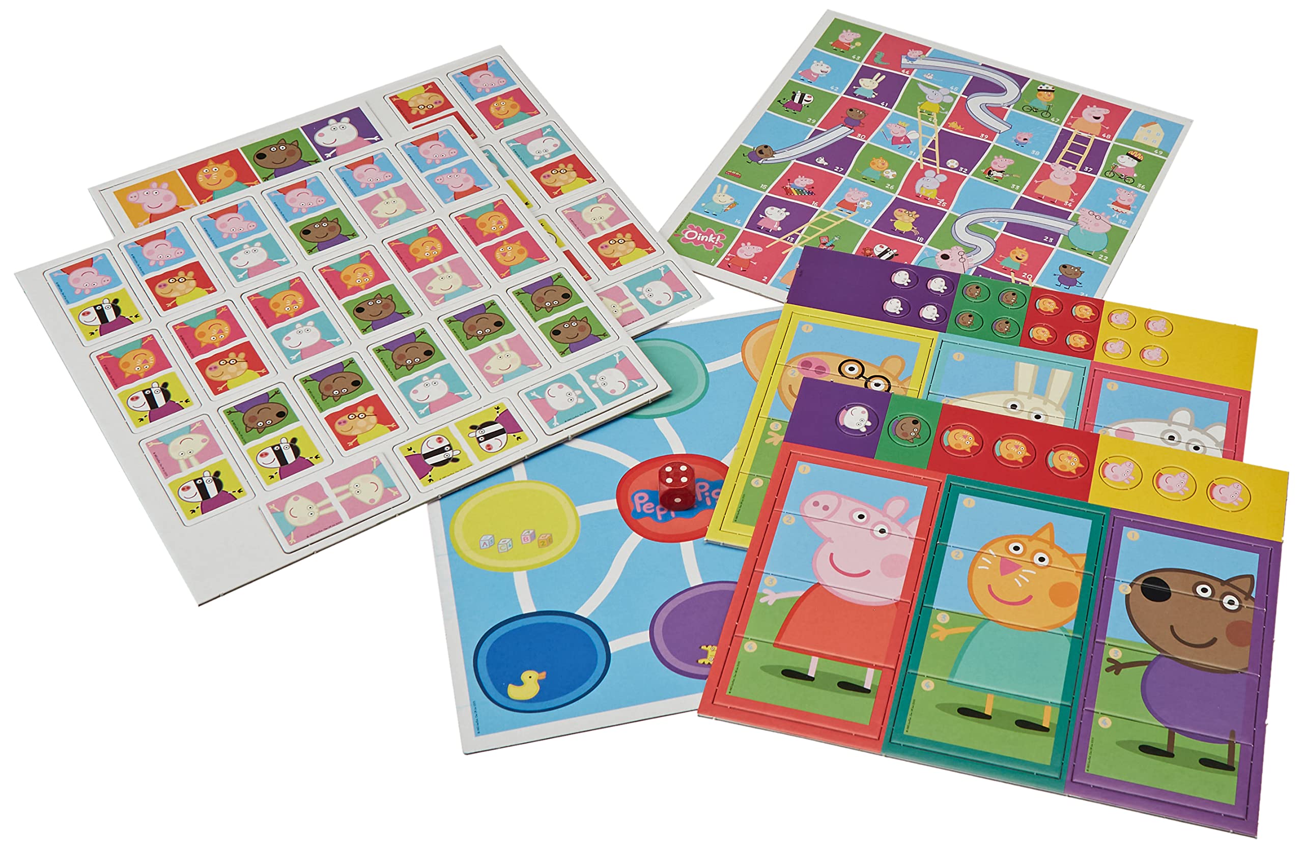 Peppa Pig Pack de 8 Figurines : Peppa et George Pig, Peggi Panda, C