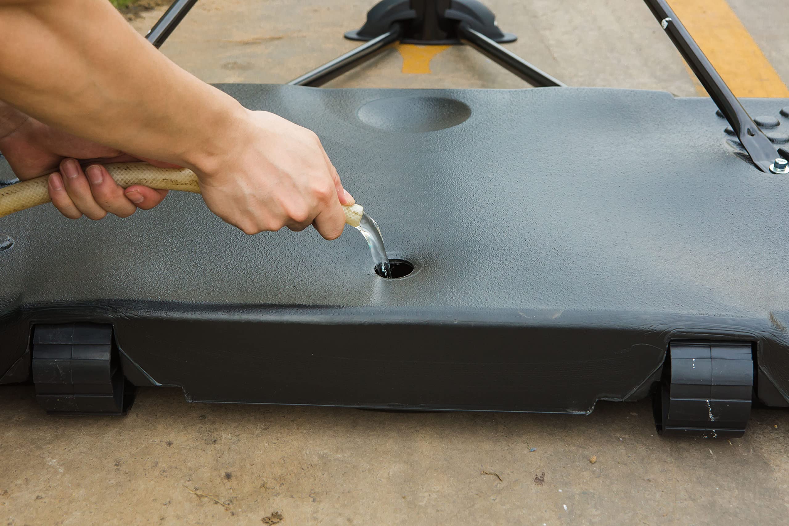 RAH Pro Court Adjustable Height Portable Basketball Hoop and Stand