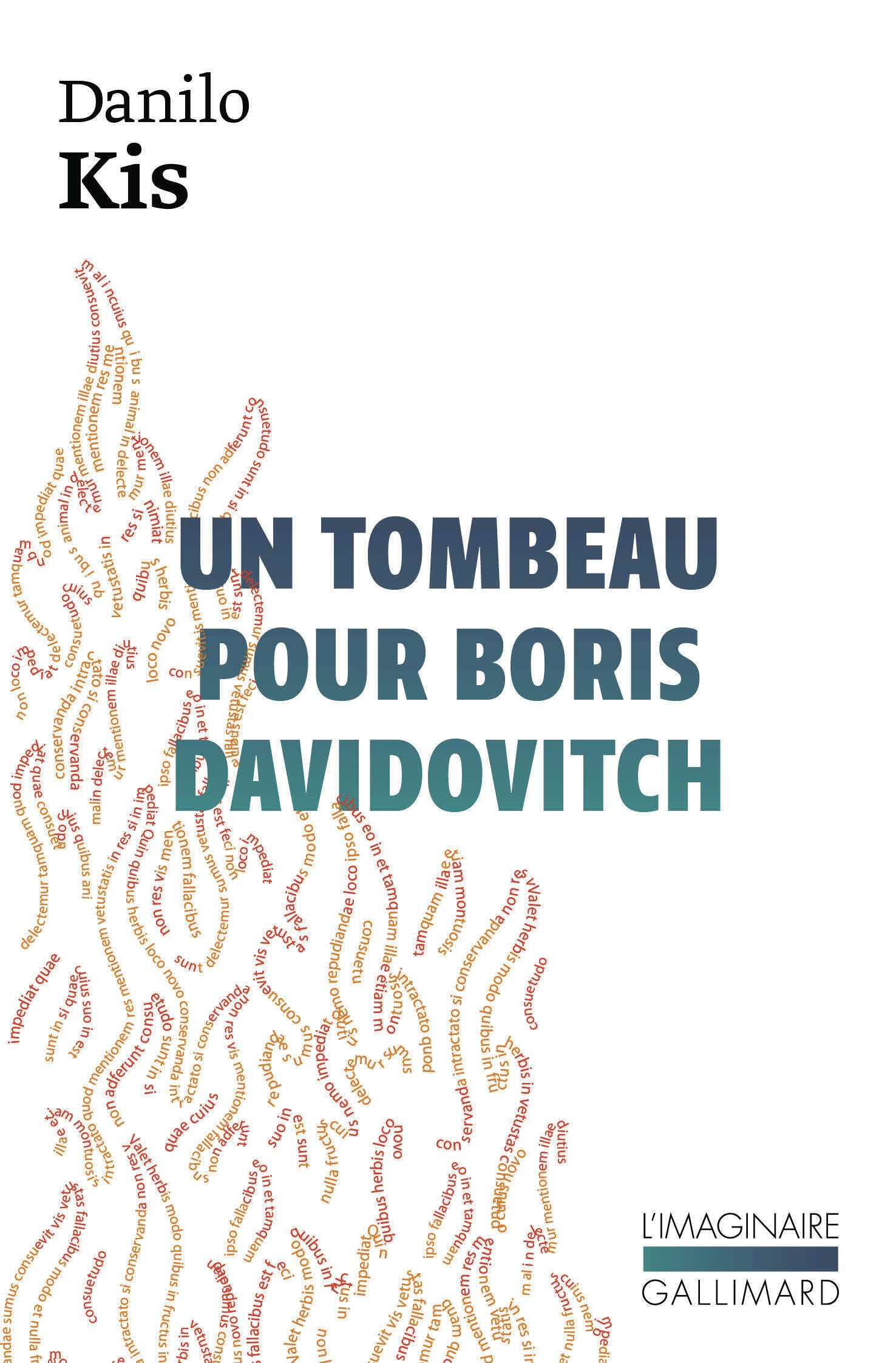 Un tombeau pour Boris Davidovitch: Sept chapitres d'une même histoire