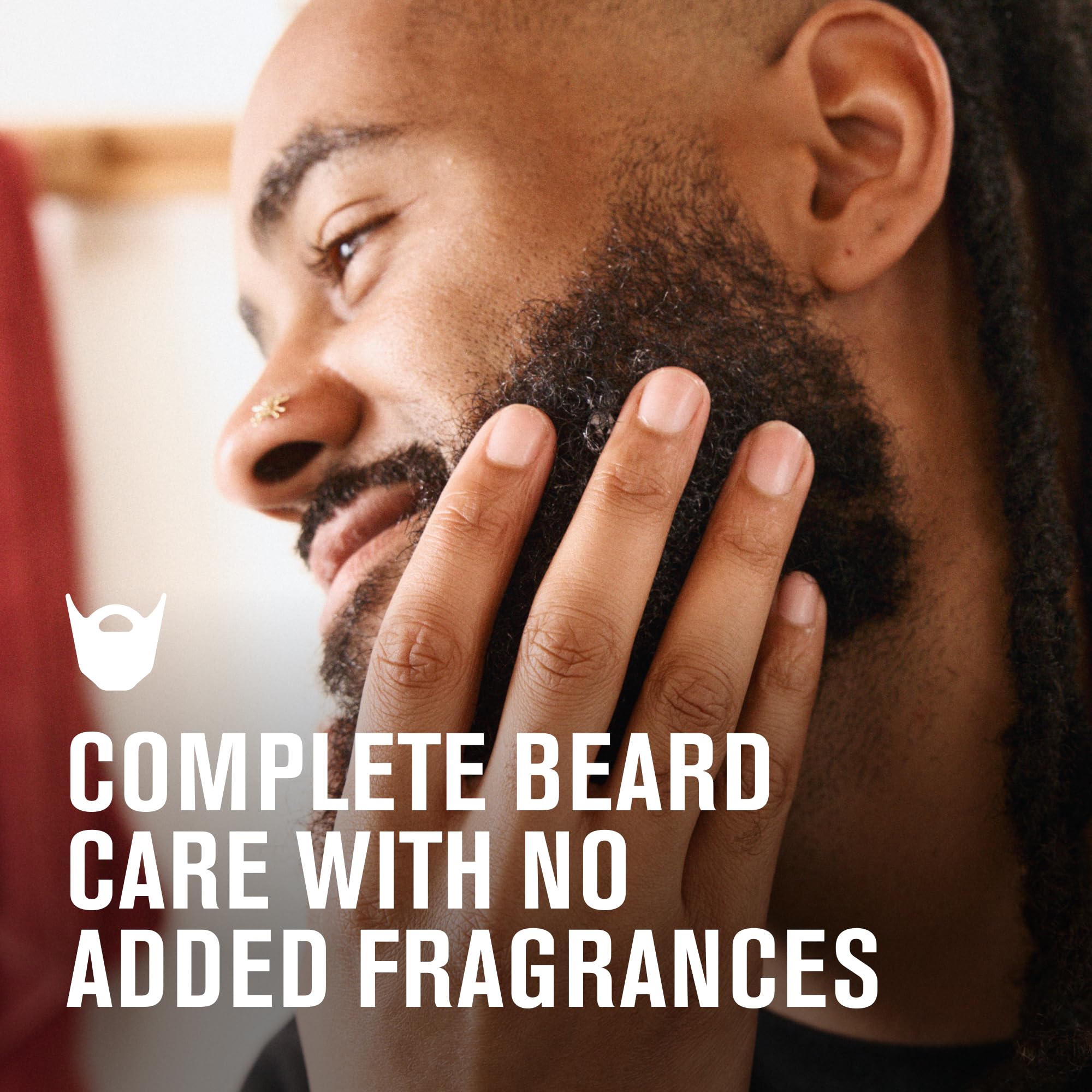 Every Man Jack Unscented Beard Bundle - Fragrance Free for Sensitive Skin - Contains (1) each of Beard & Face Wash, Beard Butter, and Beard Oil