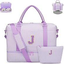 Personalized Gifts Weekender Bags for Women TravelPurple,J