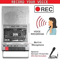 Vista 2 de Hamilton Buhl - Reproductor de cassette para aula, 2 estaciones, 1 vatio (D132) (HA802)