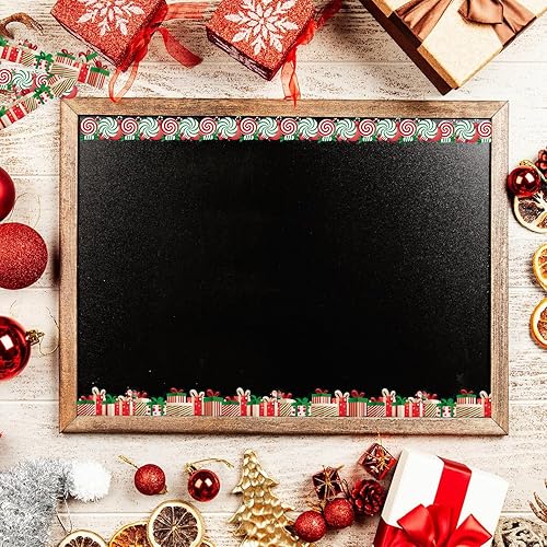 Miniatura 5 de HXYCNNA Bordes de tablón de anuncios de Navidad de 59 pies, boletín de aula, borde de tablón de anuncios, decoración de tablón de anuncios de