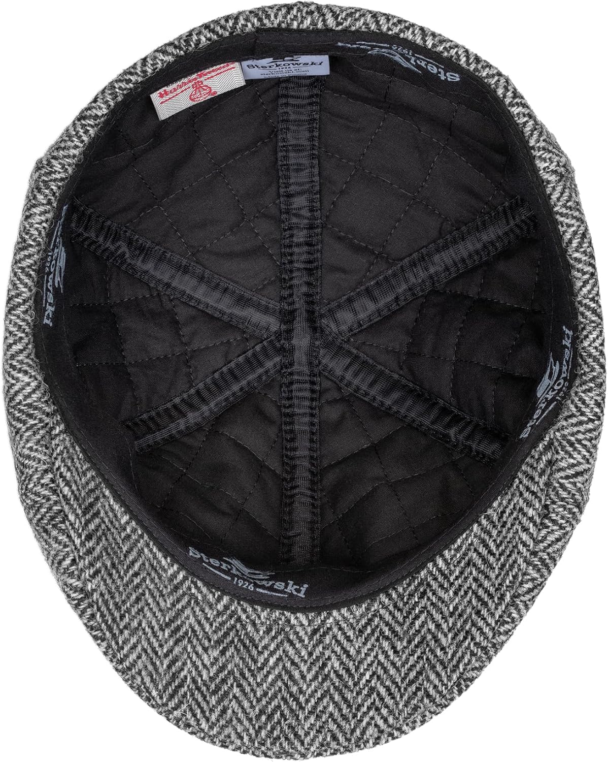 Sterkowski Rusty | Harris Tweed Flat Cap for Men and Women | Classic 6 Panel Warm Breathable Duckbill - Image 4