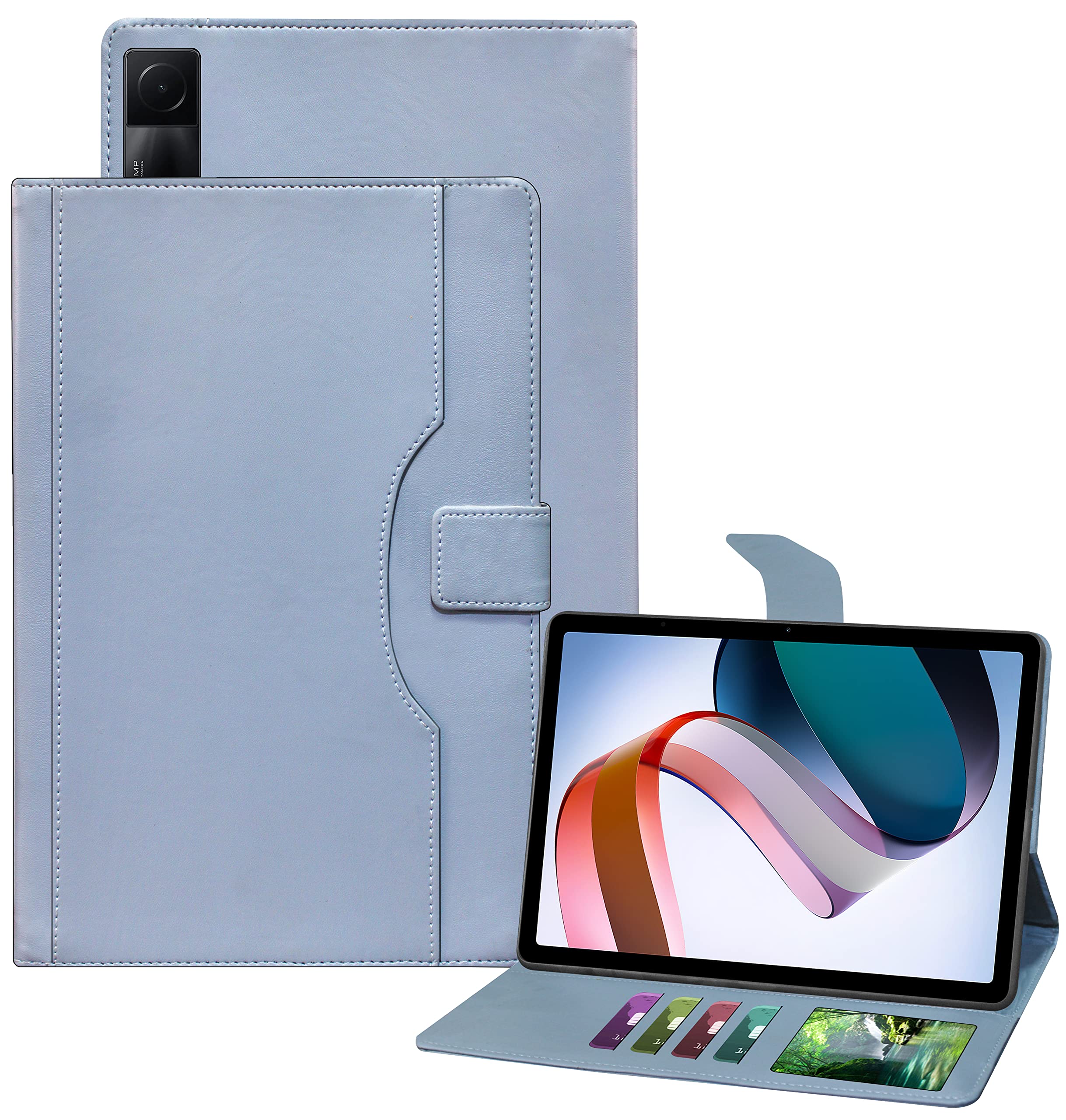 TGK Multi-Angle with Viewing Stand Leather Flip Case Cover for Redmi Pad 10.61 inch Tablet (Sky Blue) (B0BJKCY17G) Amazon Price History, Amazon Price Tracker