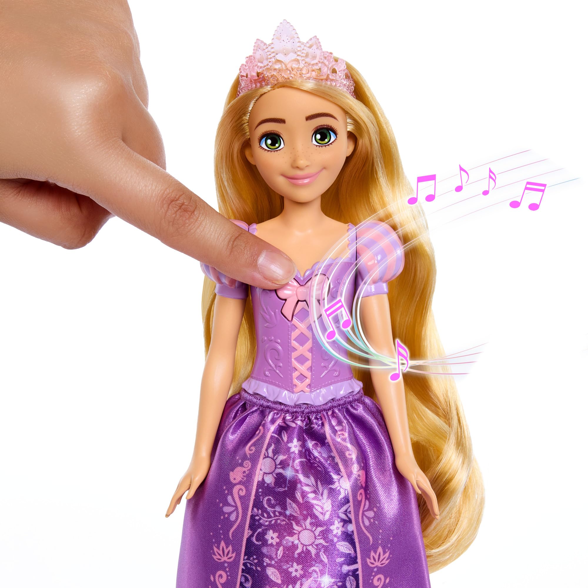 Mattel Disney Princess Toys, Singing Rapunzel Fashion Doll in Signature Outfit - Image 2