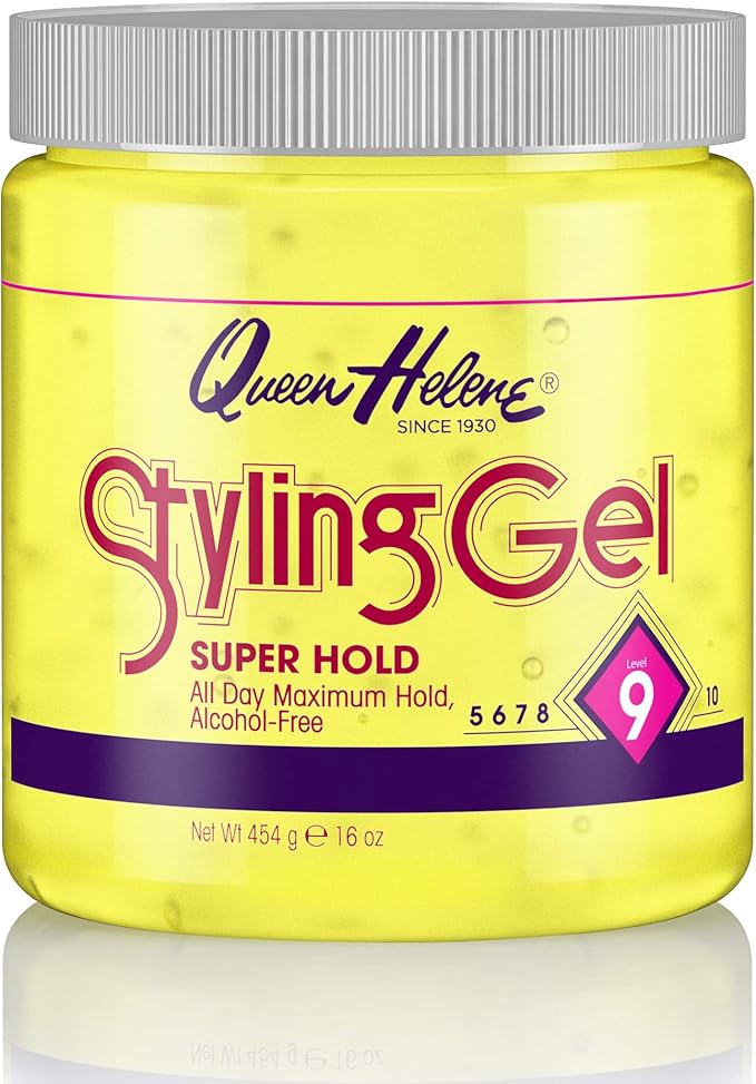 Queen Helene Styling Gel, Super Hold, 16 Ounce [Packaging May Vary