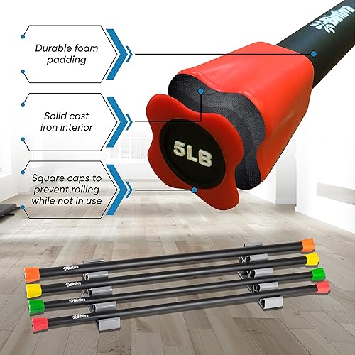 Miniatura 2 de Juego de barras con peso - Barras con peso para ejercicio