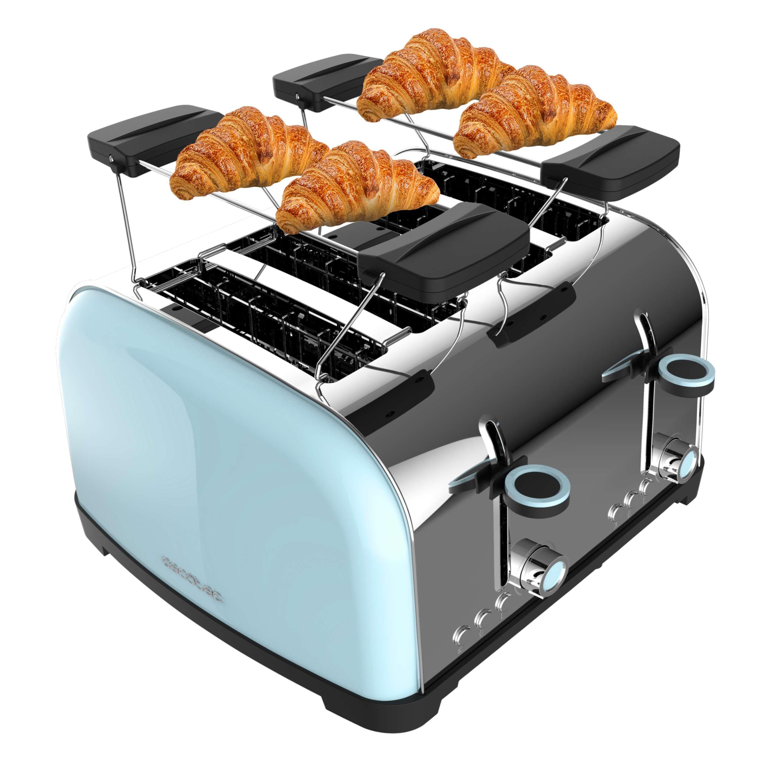 Cecotec Vertikaler Toaster Toastin' time 1700 Double Blue