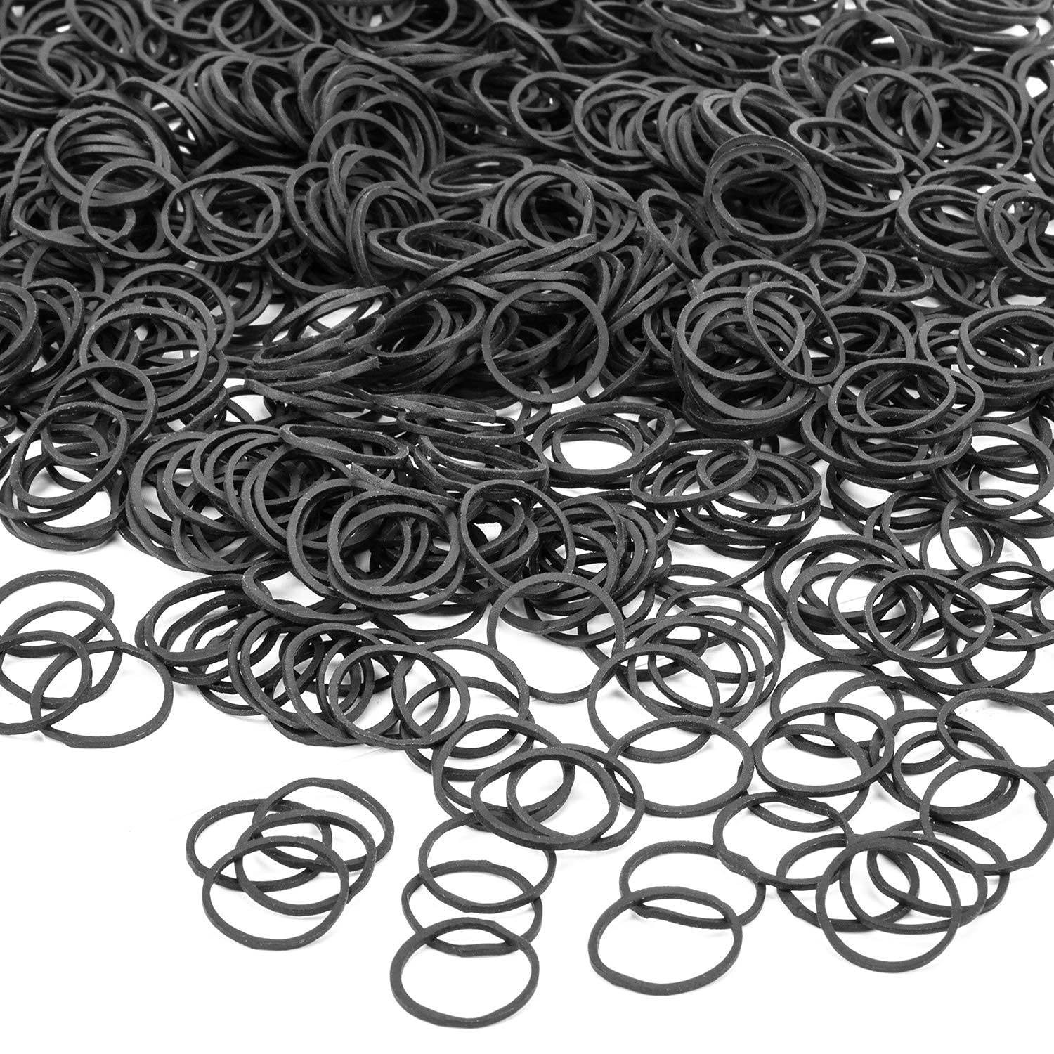 Belicia 500 Pack Mini Rubber Bands, Soft Elastic Bands Non-Slip Small Tiny Hair Ties for Toddlers, Kids, Audits, Ponytails, Braids, Wedding Hairstyle - Black (B09H5XKGY1) Amazon Price History, Amazon Price Tracker