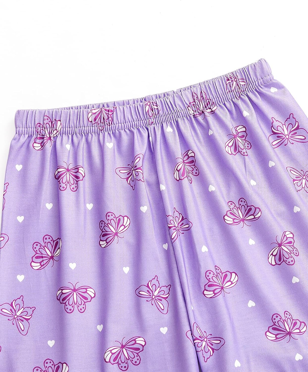 MyFav Young Girls Pajama Cute Cat Pattern Nighty Comfy Shorts Cotton Sleepwear - Image 6