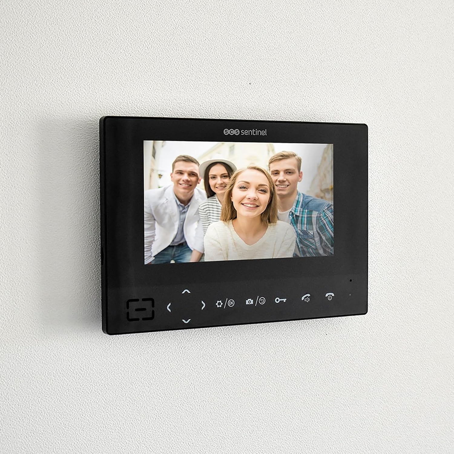 SCS Sentinel AirVisio 200 – Videocitofono wireless 200 m – Schermo – Registrazione foto e video – Apertura cancelli e porte – Visione grandangolare 110° – IP65 – Garanzia 3 anni PVS0009